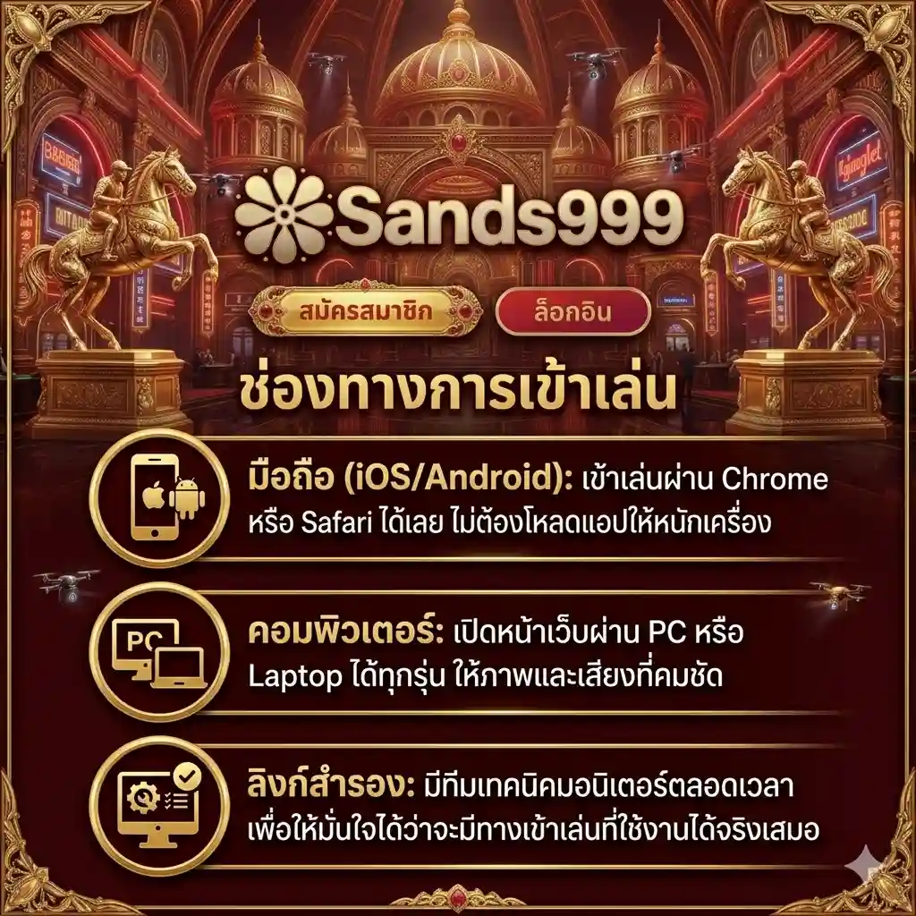 ช่องทางการเข้าเล่น-sands999