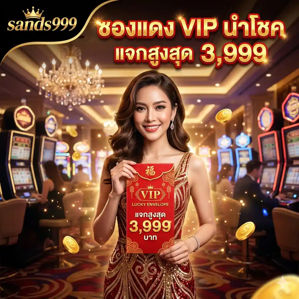 ซองแดง-VIP-นำโชค-แจก-สูงสุด-3,999-sands999